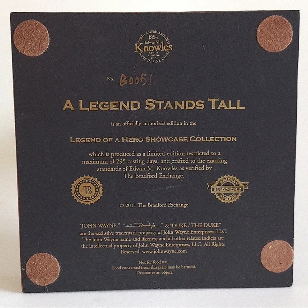 John Wayne A Legend Stands Tall Figurine